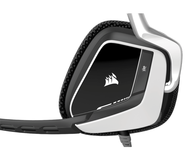 Corsair VOID RGB USB Dolby 7.1 Gaming Headset (białe) - 321356 - zdjęcie 4